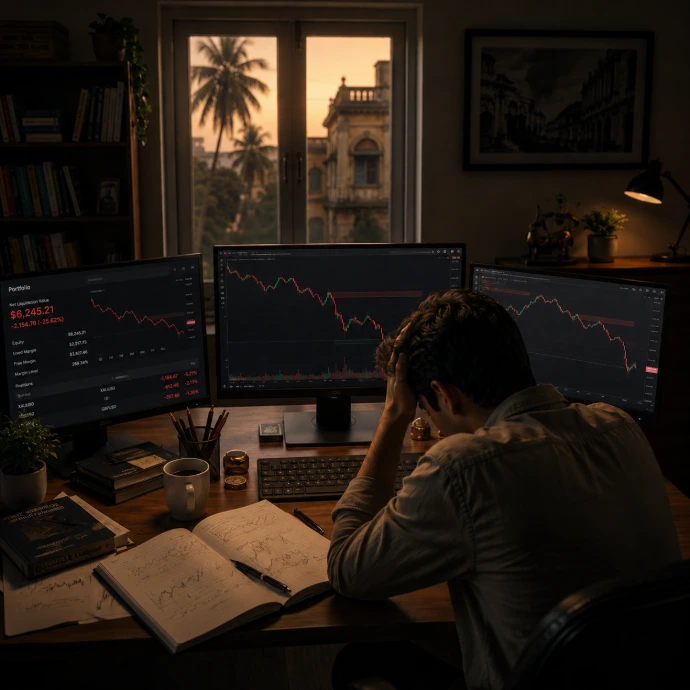Illustration showing that trading success requires guidance beyond knowledge.